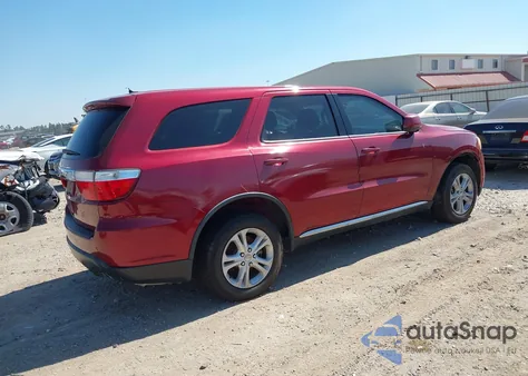 2013 Dodge Durango Sxt z USA, uszkodzony, nr VIN 1C4RDHAGXDC527330